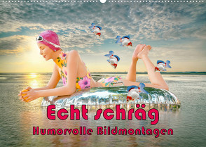 Echt schräg humorvolle Bildmontagen (Wandkalender 2023 DIN A2 quer) von Brunner-Klaus,  Liselotte