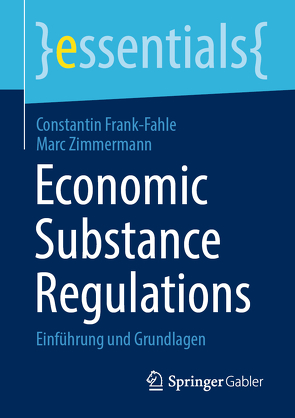 Economic Substance Regulations von Frank-Fahle,  Constantin, Zimmermann,  Marc