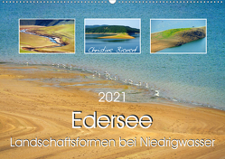 Edersee – Landschaftsformen bei Niedrigwasser (Wandkalender 2021 DIN A2 quer) von Bienert,  Christine