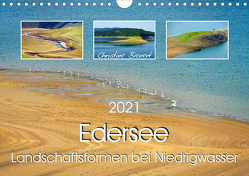 Edersee – Landschaftsformen bei Niedrigwasser (Wandkalender 2021 DIN A4 quer) von Bienert,  Christine