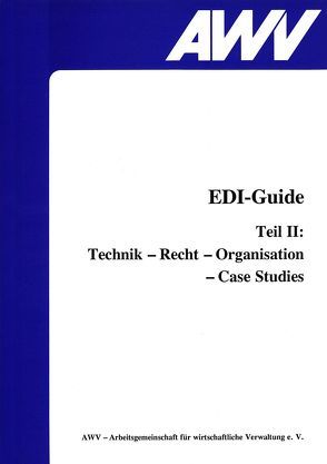 EDI-Guide: Teil II von Aufermann,  Thomas, Bunde,  F, Dorner,  H