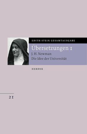 Edith Stein Gesamtausgabe / E: Übersetzungen von Gerl-Falkovitz,  Hanna B, Stein,  Edith