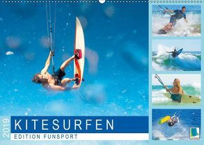 Edition Funsport: Kitesurfen (Wandkalender 2019 DIN A2 quer) von CALVENDO