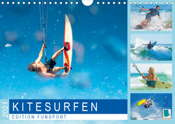Edition Funsport: Kitesurfen (Wandkalender 2021 DIN A4 quer) von CALVENDO