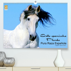 Edle spanische Pferde – Pura Raza Espanola (Premium, hochwertiger DIN A2 Wandkalender 2023, Kunstdruck in Hochglanz) von Dünisch - www.Ramona-Duenisch.de,  Ramona