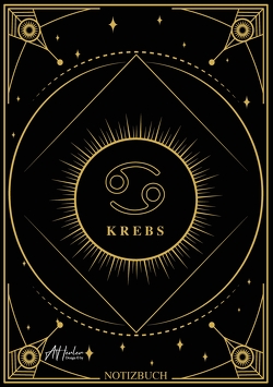 Edles Notizbuch Sternzeichen Krebs | Designed by Alfred Herler von Herler,  Alfred
