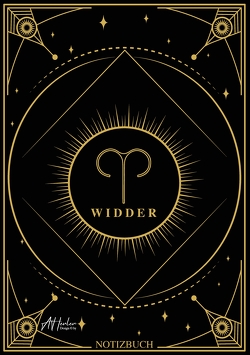 Edles Notizbuch Sternzeichen Widder | Designed by Alfred Herler von Herler,  Alfred