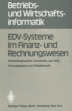 EDV-Systeme im Finanz- und Rechnungswesen von Stahlknecht,  P.