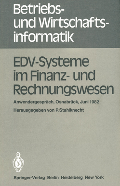 EDV-Systeme im Finanz- und Rechnungswesen von Stahlknecht,  P.