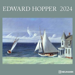 Edward Hopper 2024 – Wand-Kalender – Broschüren-Kalender – 30×30 – 30×60 geöffnet – Kunst-Kalender von Hopper,  Edward