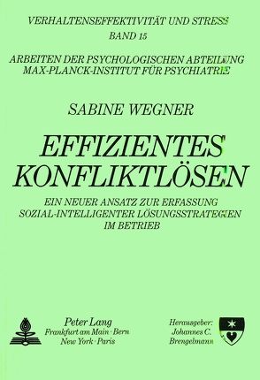 Effizientes Konfliktlösen von Wegner-Kirchhoff,  Sabine