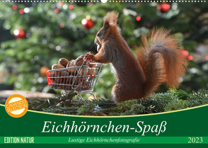 Eichhörnchen-Spaß (Wandkalender 2023 DIN A2 quer) von Adam,  Heike