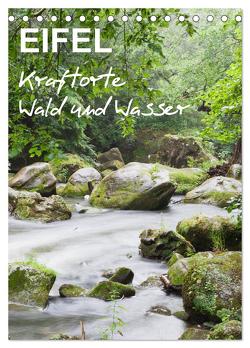 EIFEL – Kraftorte Wald und Wasser (Tischkalender 2024 DIN A5 hoch), CALVENDO Monatskalender von Wojciech,  Gaby
