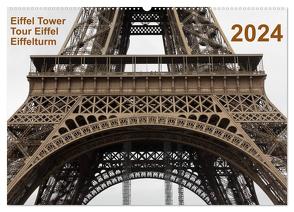 Eiffel Tower – Tour Eiffel – Eiffelturm – Paris 2024 (Wandkalender 2024 DIN A2 quer), CALVENDO Monatskalender von Studio Mark Chicoga,  Photo