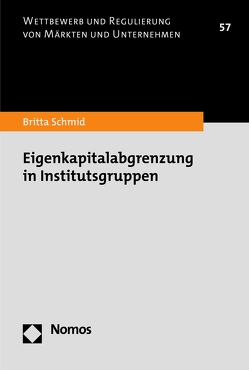 Eigenkapitalabgrenzung in Institutsgruppen von Schmid,  Britta