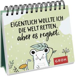 Eigentlich wollte ich die Welt retten, aber es regnet. von Groh Verlag