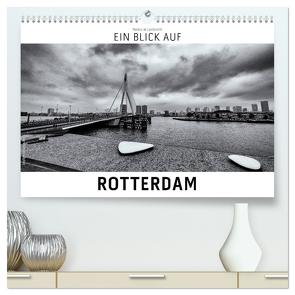 Ein Blick auf Rotterdam (hochwertiger Premium Wandkalender 2024 DIN A2 quer), Kunstdruck in Hochglanz von W. Lambrecht,  Markus