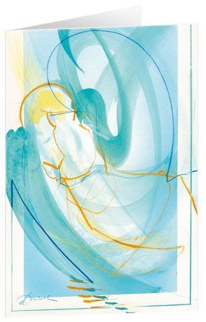 Ein Engel für dich – Kunst-Faltkarten ohne Text (5 Stück) * von Münch,  Eberhard