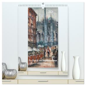 Ein Hauch von Impressionismus – Aquarelle von Isolde Gänesch (hochwertiger Premium Wandkalender 2024 DIN A2 hoch), Kunstdruck in Hochglanz von Gänesch,  Isolde