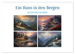 Ein Haus in den Bergen (Wandkalender 2024 DIN A2 quer), CALVENDO Monatskalender von Gierok-Latniak,  Steffen