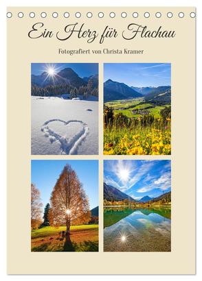 Ein Herz für Flachau (Tischkalender 2024 DIN A5 hoch), CALVENDO Monatskalender von Kramer,  Christa