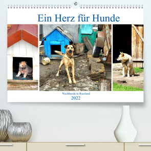 Ein Herz für Hunde – Kettenhunde in Russland (Premium, hochwertiger DIN A2 Wandkalender 2022, Kunstdruck in Hochglanz) von von Loewis of Menar,  Henning