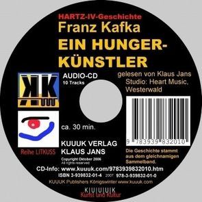 Ein Hungerkünstler von Jans,  Klaus, Kafka,  Franz