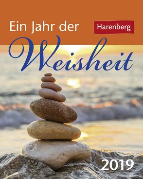 Ein Jahr der Weisheit – Kalender 2019 von Harenberg, Sonnleitner,  Cornelia