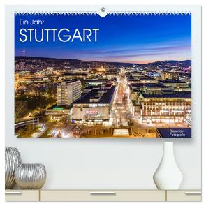 Ein Jahr STUTTGART (hochwertiger Premium Wandkalender 2024 DIN A2 quer), Kunstdruck in Hochglanz von Dieterich,  Werner