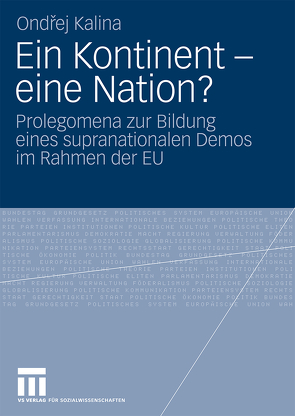 Ein Kontinent – eine Nation? von Kalina,  Ondrej