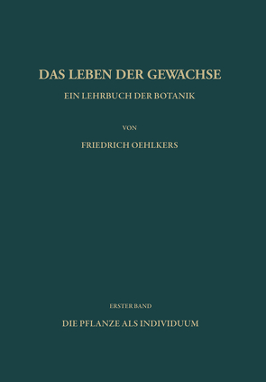 Ein Lehrbuch der Botanik von Oehlkers,  F.