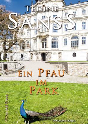 Ein Pfau im Park von Sanss,  Tedine