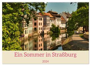 Ein Sommertag in Straßburg (Wandkalender 2024 DIN A2 quer), CALVENDO Monatskalender von Meisenzahl,  Jessica