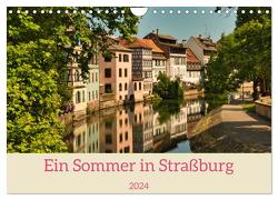 Ein Sommertag in Straßburg (Wandkalender 2024 DIN A4 quer), CALVENDO Monatskalender von Meisenzahl,  Jessica