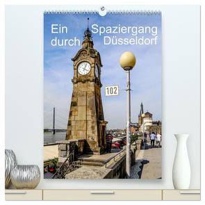 Ein Spaziergang durch Düsseldorf (hochwertiger Premium Wandkalender 2024 DIN A2 hoch), Kunstdruck in Hochglanz von Sock,  Reinhard