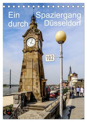 Ein Spaziergang durch Düsseldorf (Tischkalender 2024 DIN A5 hoch), CALVENDO Monatskalender von Sock,  Reinhard