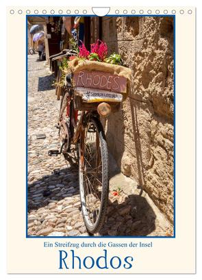 Ein Streifzug durch die Gassen der Insel Rhodos (Wandkalender 2024 DIN A4 hoch), CALVENDO Monatskalender von Gießmann-Keller,  Nicole