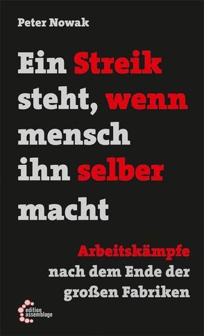 Ein Streik steht, wenn mensch ihn selber macht von Hajek,  Willi, Komrowski,  Andreas, Nowak,  Peter, Schönafinger,  Barabara