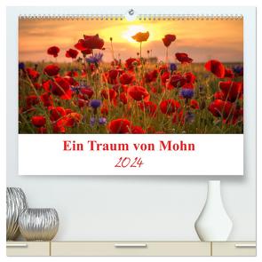 Ein Traum von Mohn (hochwertiger Premium Wandkalender 2024 DIN A2 quer), Kunstdruck in Hochglanz von Gierok / Magic Artist Design,  Steffen