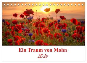 Ein Traum von Mohn (Tischkalender 2024 DIN A5 quer), CALVENDO Monatskalender von Gierok / Magic Artist Design,  Steffen