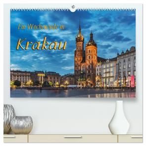 Ein Wochenende in Krakau (hochwertiger Premium Wandkalender 2024 DIN A2 quer), Kunstdruck in Hochglanz von Kirsch,  Gunter