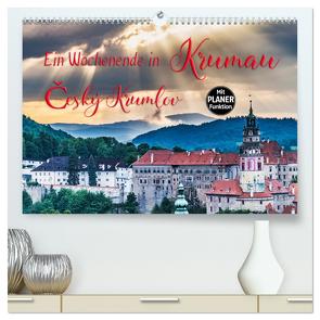 Ein Wochenende in Krumau (hochwertiger Premium Wandkalender 2024 DIN A2 quer), Kunstdruck in Hochglanz von Kirsch,  Gunter