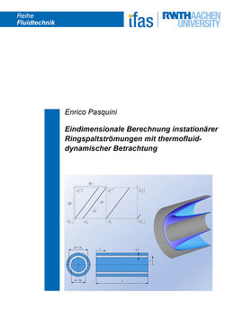 Eindimensionale Berechnung instationärer Ringspaltströmungen mit thermofluiddynamischer Betrachtung von Pasquini,  Enrico Gaspare