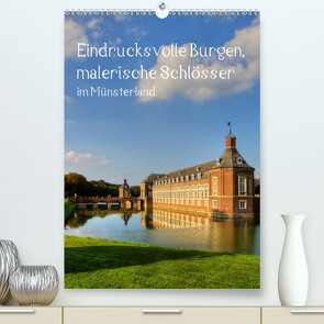 Eindrucksvolle Burgen, malerische Schlösser im Münsterland (Premium, hochwertiger DIN A2 Wandkalender 2021, Kunstdruck in Hochglanz) von Michalzik,  Paul