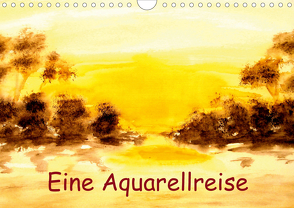 Eine Aquarellreise (Wandkalender 2021 DIN A4 quer) von Ziehr,  Maria-Anna