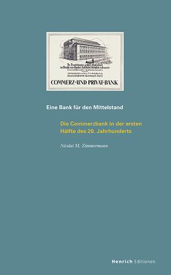 Eine Bank für den Mittelstand von Zimmermann,  Nicolai M.