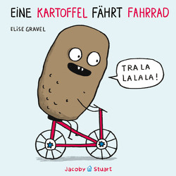 Eine Kartoffel fährt Fahrrad von Gravel,  Elise