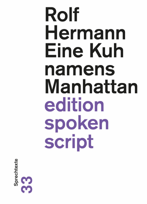 Eine Kuh namens Manhattan von Hermann,  Rolf