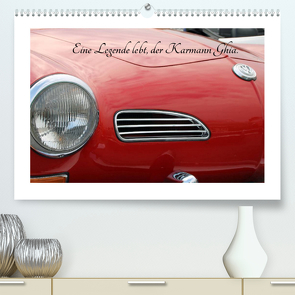 Eine Legende lebt, der Karmann-Ghia (Premium, hochwertiger DIN A2 Wandkalender 2022, Kunstdruck in Hochglanz) von Sabel,  Jörg