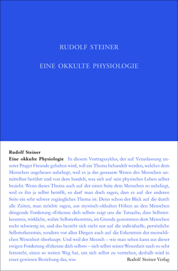 Eine okkulte Physiologie von Steiner,  Rudolf
